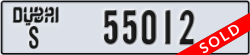 dubai - code - S - number -55012