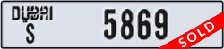 dubai - code - S - number -5869