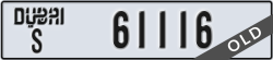 dubai - code - S - number -61116