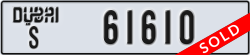 dubai - code - S - number -61610