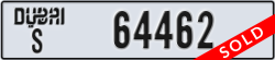 dubai - code - S - number -64462
