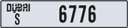 dubai - code - S - number -6776