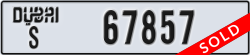 dubai - code - S - number -67857