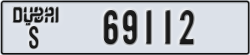 dubai - code - S - number -69112