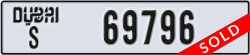 dubai - code - S - number -69796