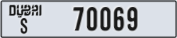 dubai - code - S - number -70069