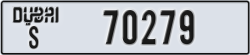 dubai - code - S - number -70279