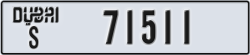 dubai - code - S - number -71511