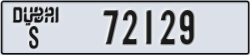 dubai - code - S - number -72129