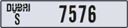 dubai - code - S - number -7576