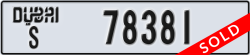 dubai - code - S - number -78381