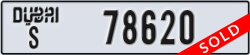 dubai - code - S - number -78620
