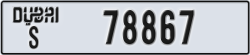 dubai - code - S - number -78788