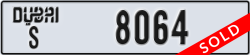 dubai - code - S - number -8064