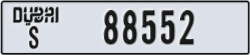 dubai - code - S - number -88552