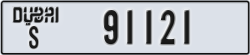 dubai - code - S - number -91121