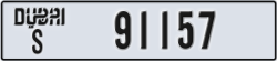 dubai - code - S - number -91157