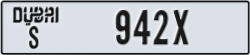 dubai - code - S - number -942X