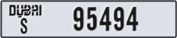 dubai - code - S - number -95494
