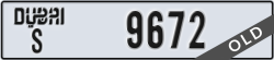 dubai - code - S - number -9672