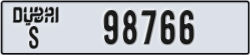 dubai - code - S - number -98766