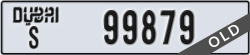 dubai - code - S - number -99879