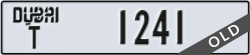 dubai - code - T - number -1241