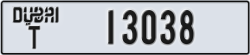 dubai - code - T - number -13038