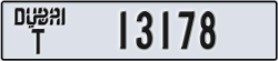 dubai - code - T - number -13178