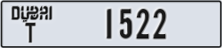 dubai - code - T - number -1522