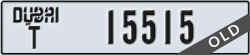 dubai - code - T - number -15515