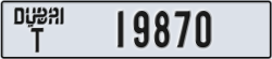 dubai - code - T - number -19870