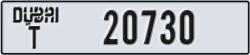 dubai - code - T - number -20730
