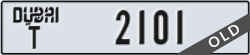 dubai - code - T - number -2101