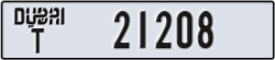 dubai - code - T - number -21208