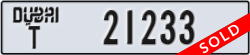 dubai - code - T - number -21233