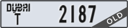 dubai - code - T - number -2187