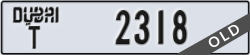 dubai - code - T - number -2318