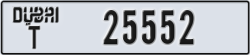 dubai - code - T - number -25552
