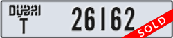 dubai - code - T - number -26162