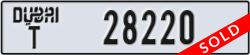dubai - code - T - number -28220