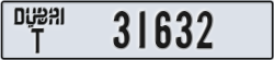 dubai - code - T - number -31632