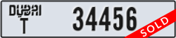 dubai - code - T - number -34456