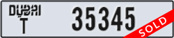 dubai - code - T - number -35345