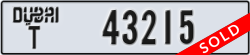 dubai - code - T - number -43215