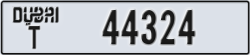 dubai - code - T - number -44324