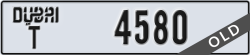 dubai - code - T - number -4580