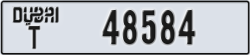 dubai - code - T - number -48505