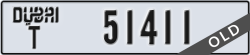 dubai - code - T - number -51411