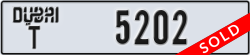 dubai - code - T - number -5202